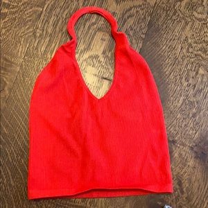 Urban Outfitters Out from Under Red Halter Top